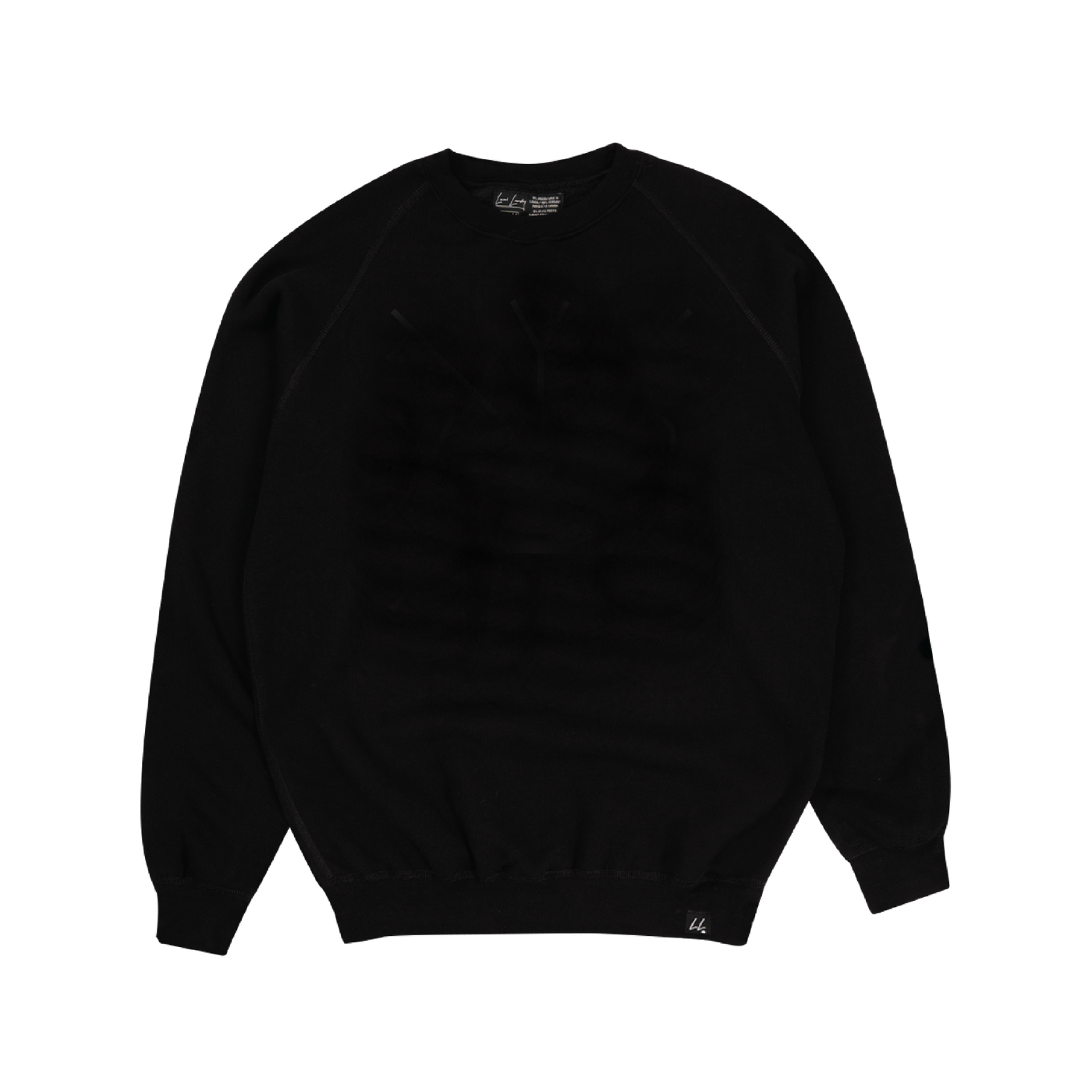 The Local Laundry Raglan Bamboo Sweater in black. This sweater features raglan construction for better mobility in the shoulders. This piece is constructed using sustainable conscious bamboo fabric. Made in Canada.