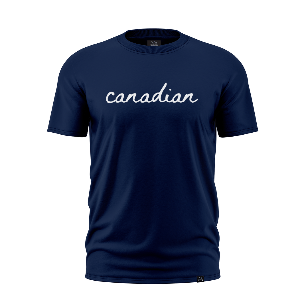 The Canadian Statement Tee 🇨🇦 Navy - Local Laundry