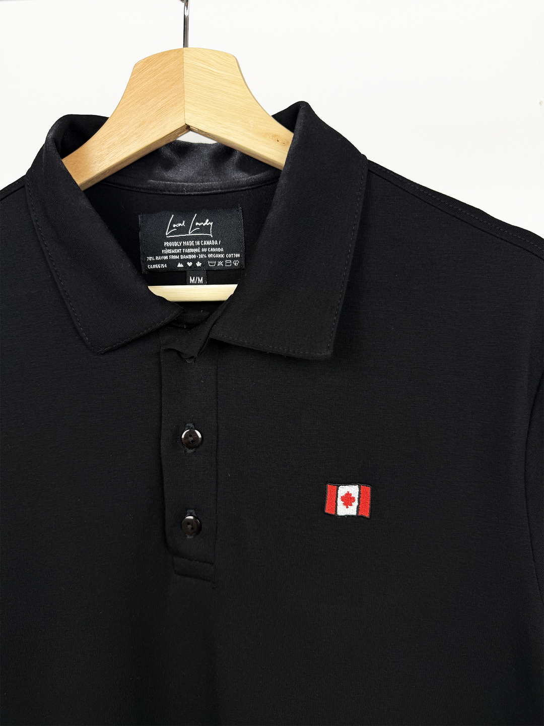 The Canadian Flag Bamboo Polo - Local Laundry