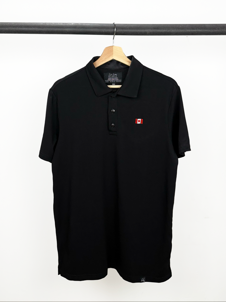 The Canadian Flag Bamboo Polo - Local Laundry