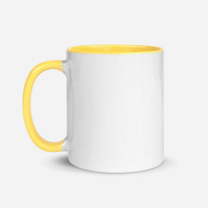 Custom White Ceramic Mug with Color Inside
