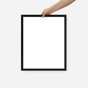 Custom Enhanced Matte Paper Framed Poster (in)