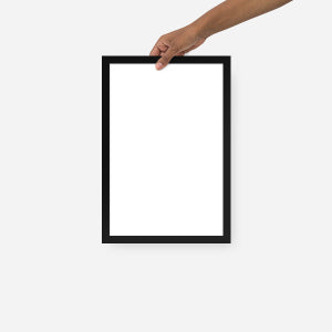 Custom Premium Luster Photo Paper Framed Poster (in)
