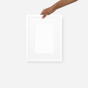 Custom Matte Paper Framed Poster With Mat (cm)