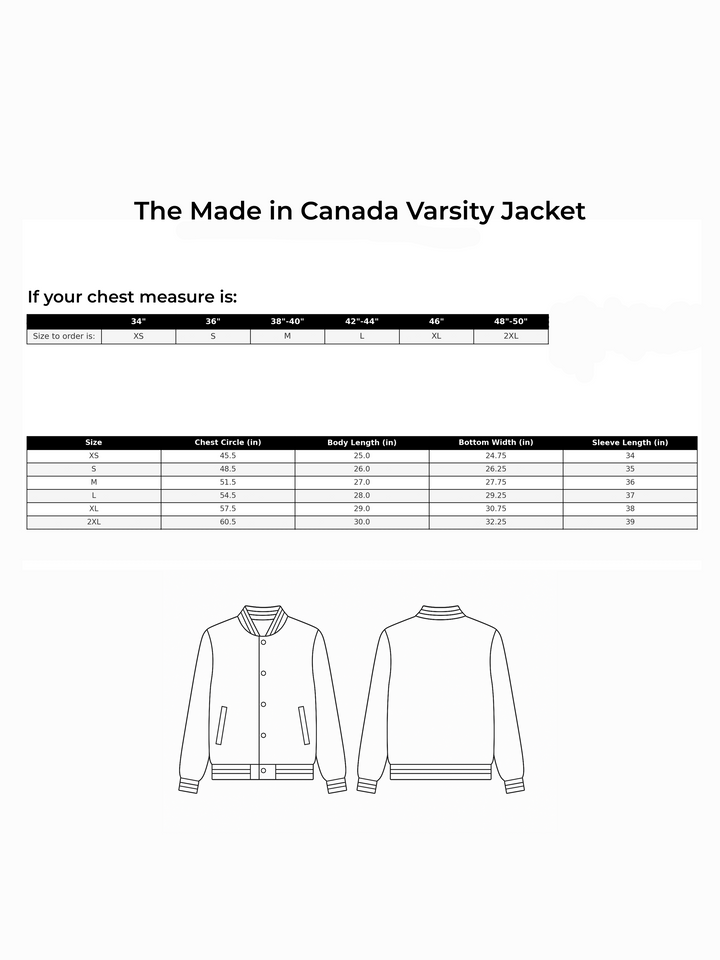 The Made in Canada Varsity Jacket