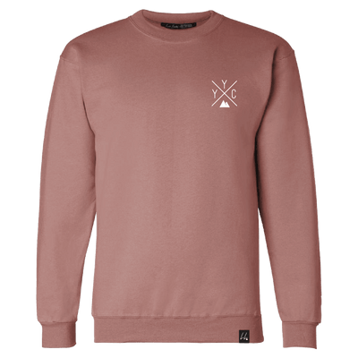 Made in Canada using sustainable materials, this Dusty Rose sweater features the exclusive Local Laundry YYC design sewn into the left chest of the sweater.